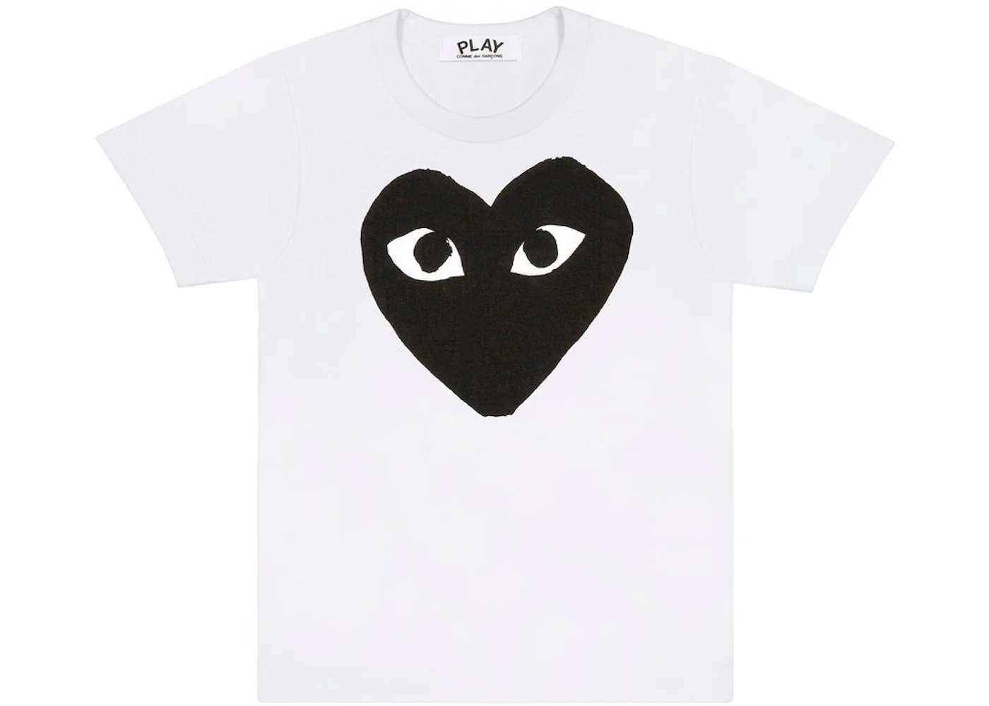 Comme des Garcons Play Black Heart T-shirt White