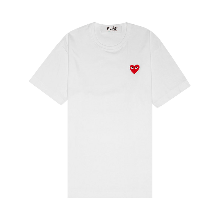 Comme des Garçons PLAY Heart Emblem T-Shirt 'White'