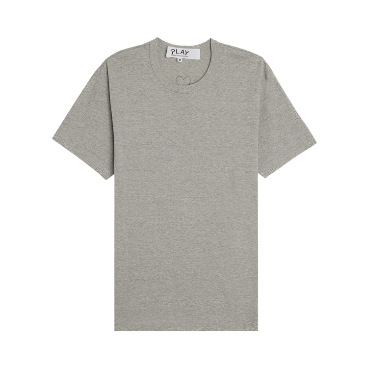 Comme des Garçons PLAY Back Emblem T-Shirt 'Grey'