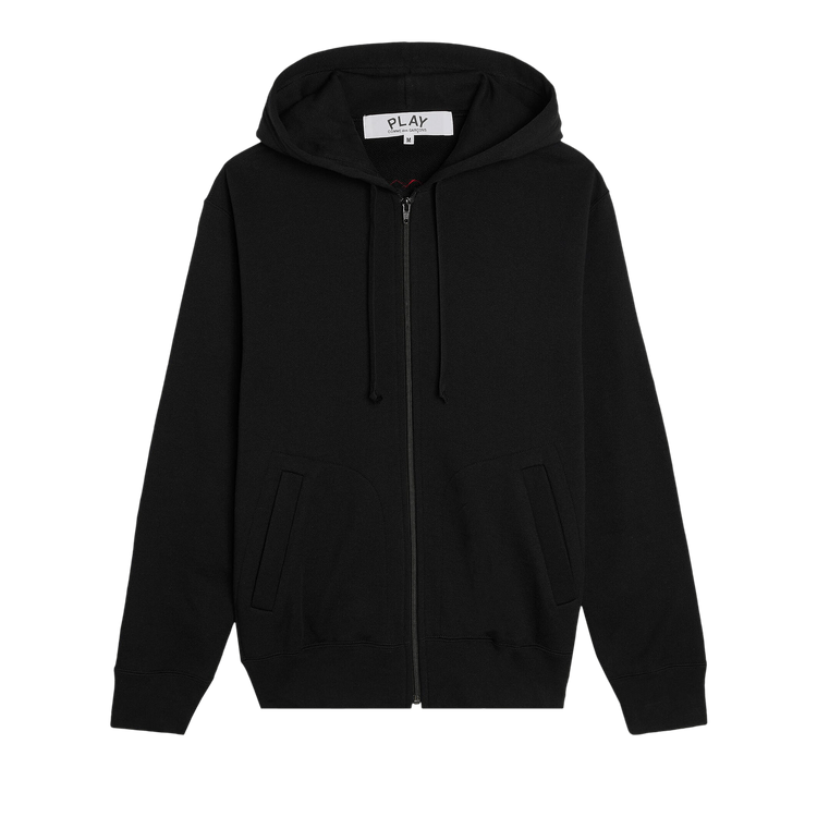 Comme des Garçons PLAY Heart Back Emblem Hooded Zip Up 'Black'