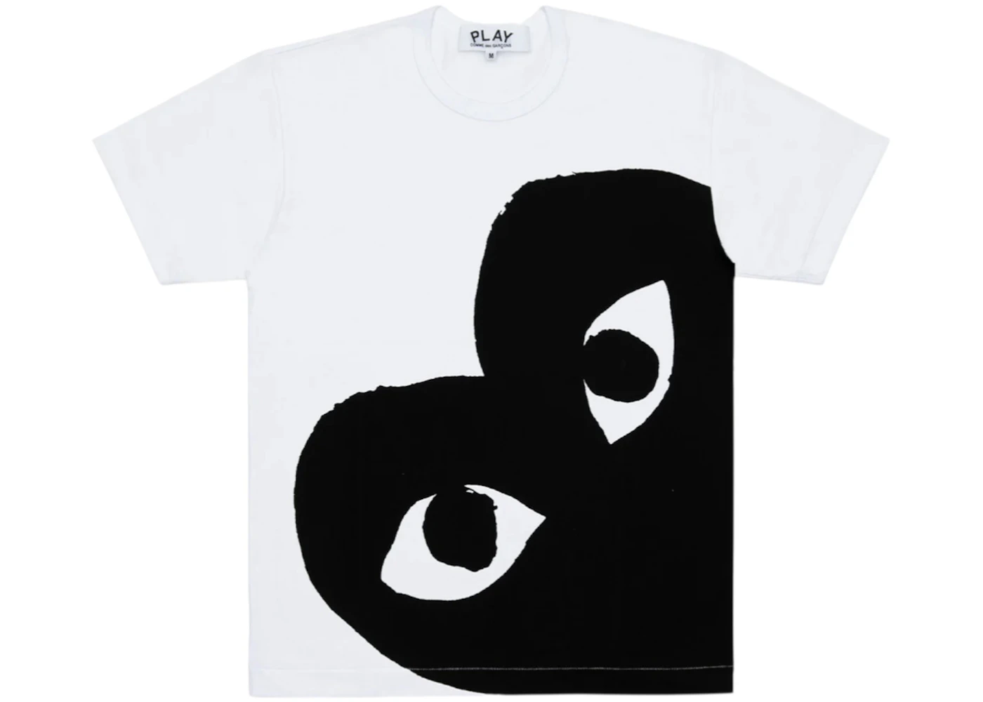 Comme des Garcons PLAY Big Heart T-shirt White/Black