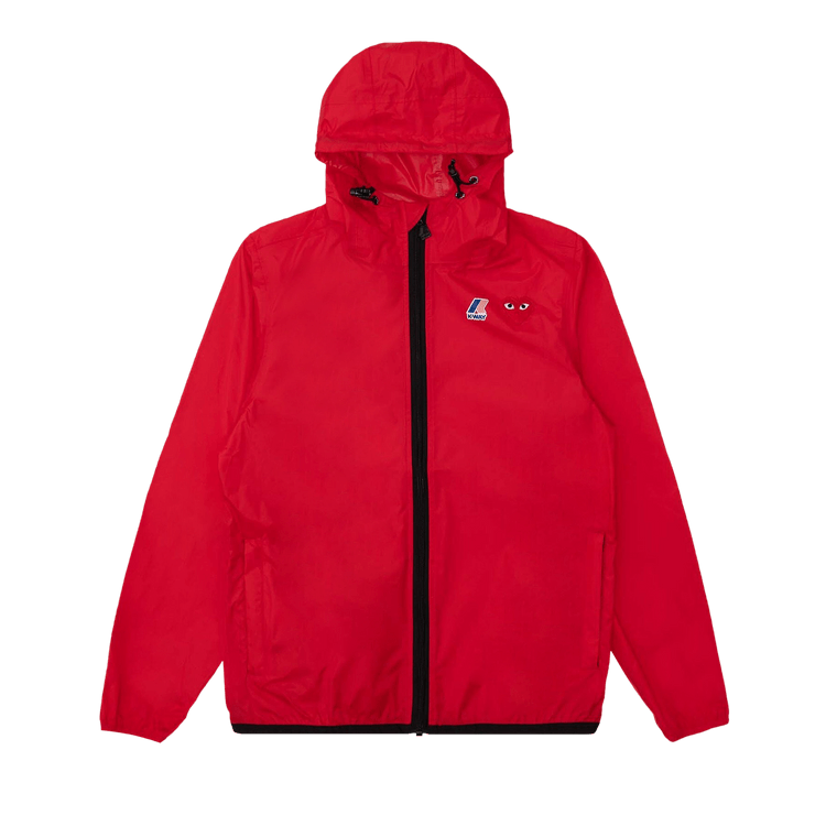 Comme des Garçons PLAY x K-Way Hoodie Full Zip 'Red'