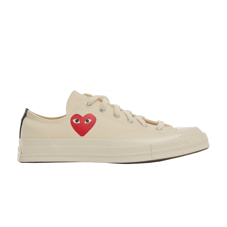 Comme des Garçons PLAY x Chuck 70 Low 'Small Red Heart - Beige'