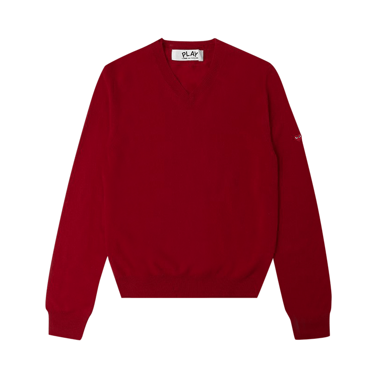 Comme des Garçons PLAY Small Heart Sweater 'Red'