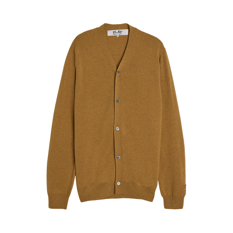 Comme des Garçons PLAY Small Heart Cardigan 'Camel'