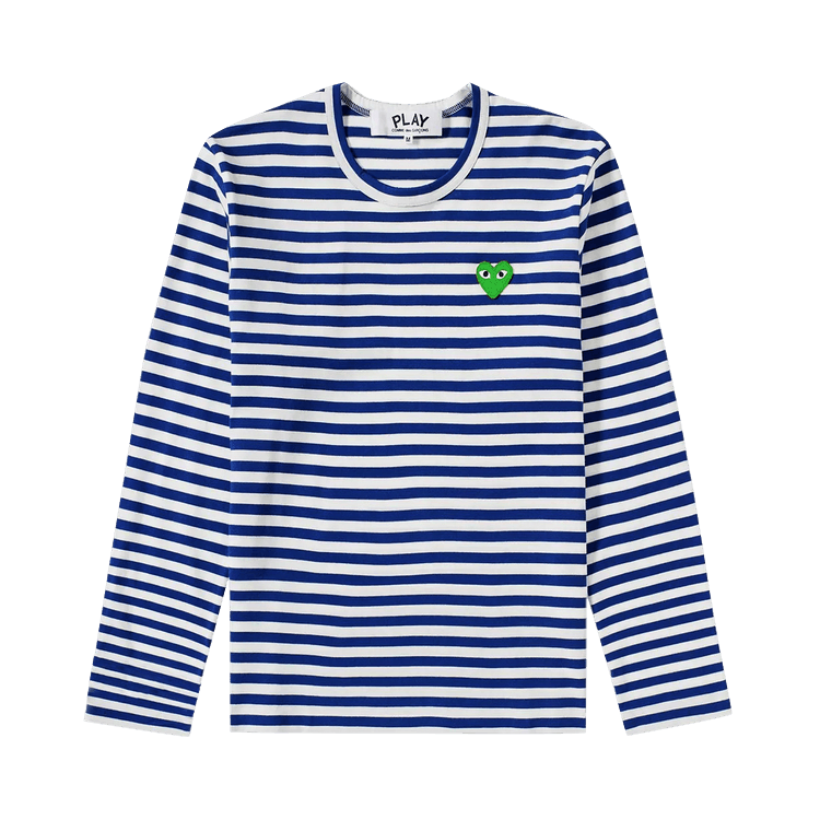 Comme des Garçons PLAY Long-Sleeve Striped T-Shirt 'Navy'