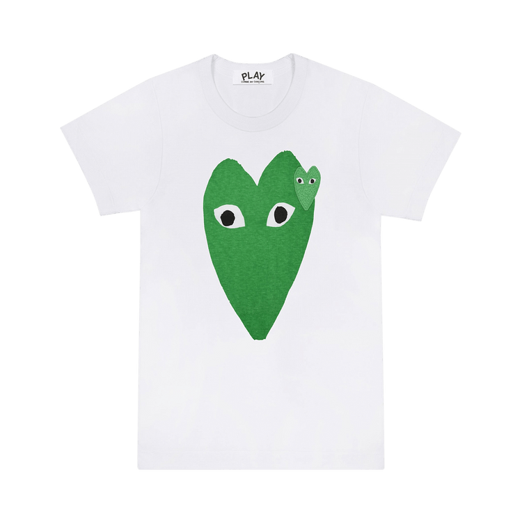 Comme des Garçons PLAY T-Shirt 'White/Green'