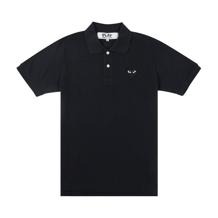 Comme des Garçons PLAY Heart Polo 'Black'