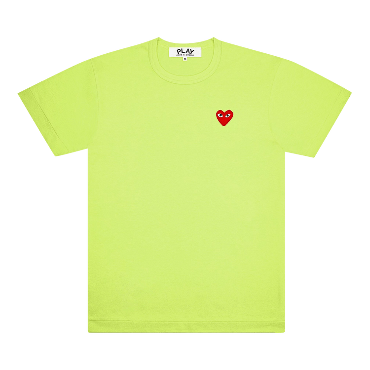 Comme des Garçons PLAY Pastelle Emblem T-Shirt 'Green'