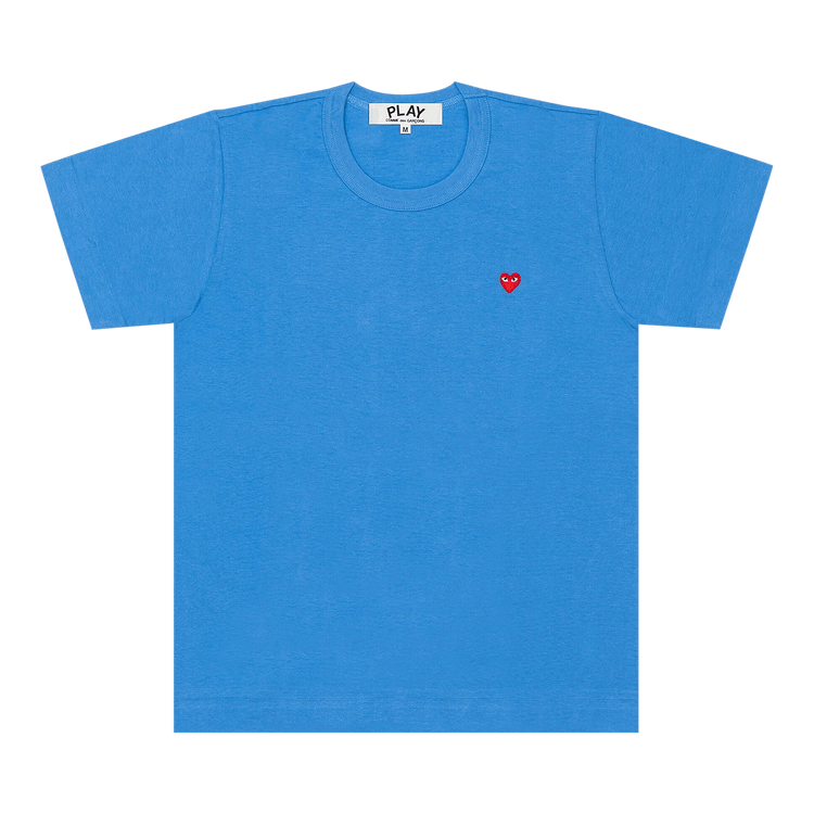 Comme des Garçons PLAY Small Red Heart T-Shirt 'Blue'