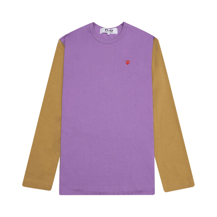 Comme des Garçons PLAY Bi-Colour T-Shirt 'Purple/Olive'
