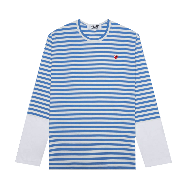 Comme des Garçons PLAY Stripe T-Shirt 'Blue'