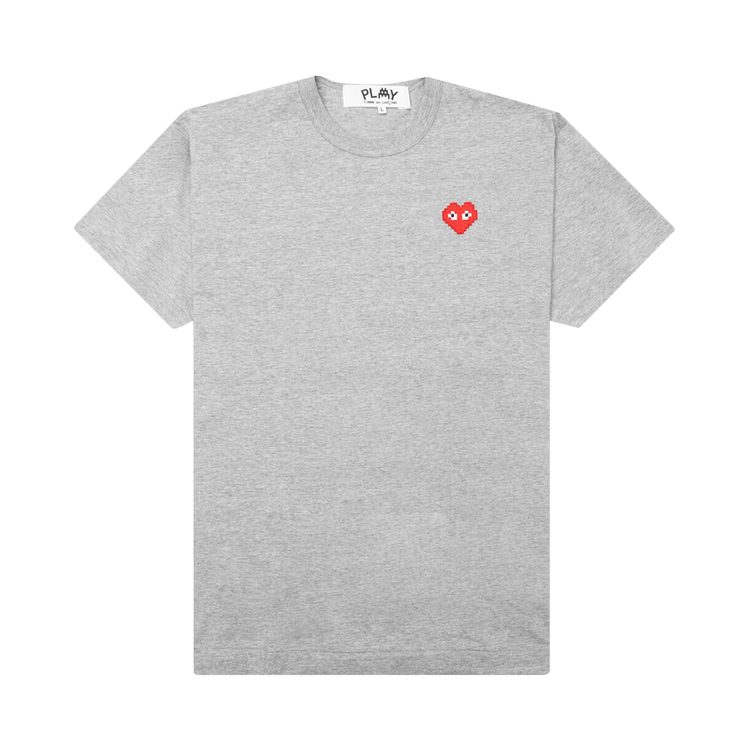 Comme des Garçons PLAY x Invader Heart Tee 'Grey'