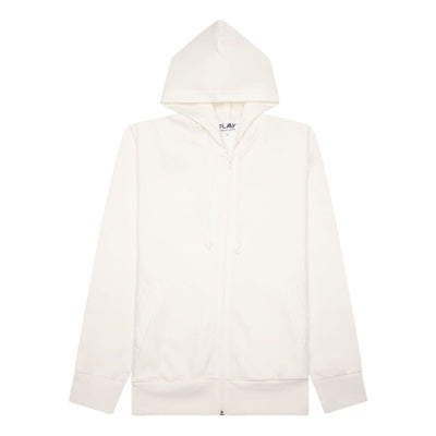 COMME des GARCONS PLAY SS25 x Invader Full-Zip Hoodie 'Off White'