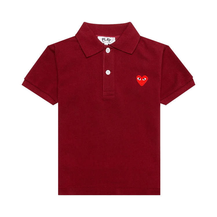 Comme des Garçons PLAY Polo Shirt 'Burgundy'