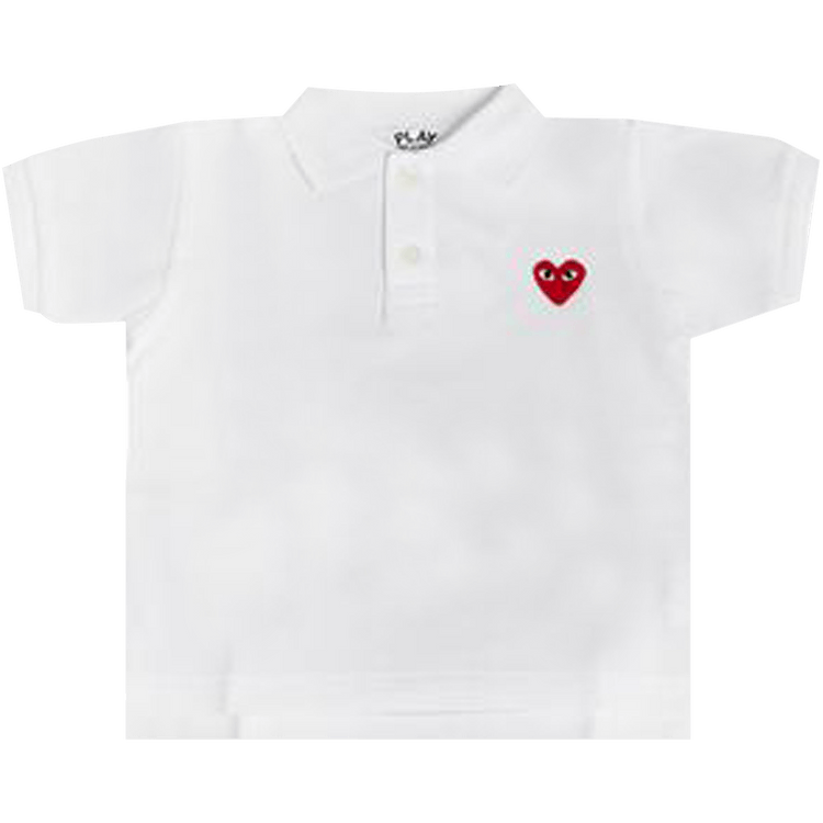 Comme des Garçons PLAY Kids Heart Polo 'White'