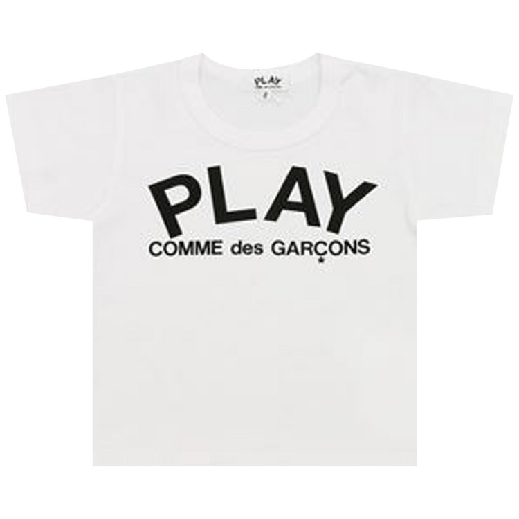 Comme des Garçons PLAY Kids Logo T-Shirt 'White'