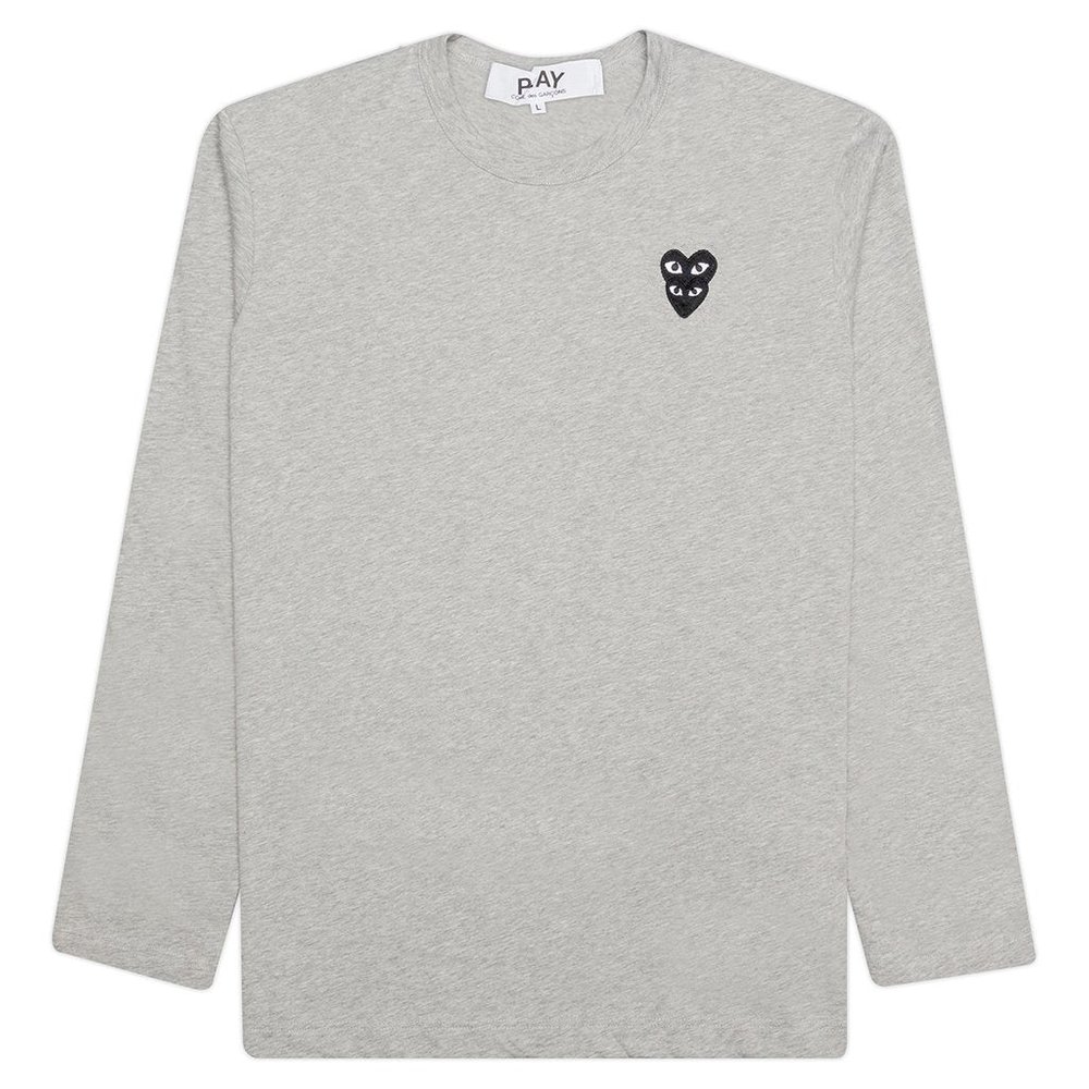 Comme des Garçons Play Logo Embroidered Crewneck T-Shirt