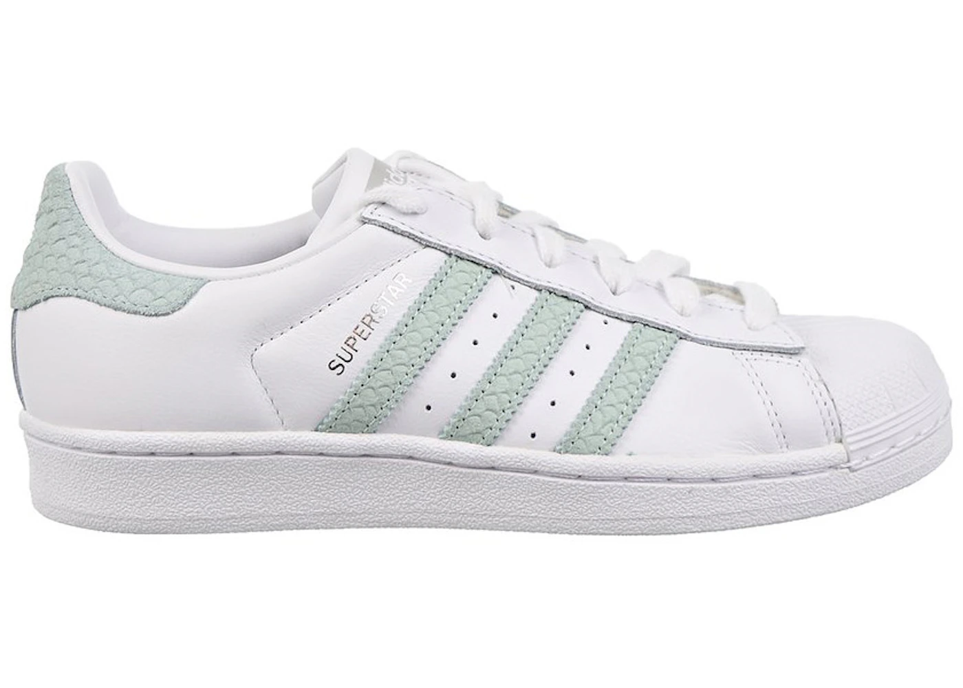 adidas Superstar White Ash Green (Women's)
