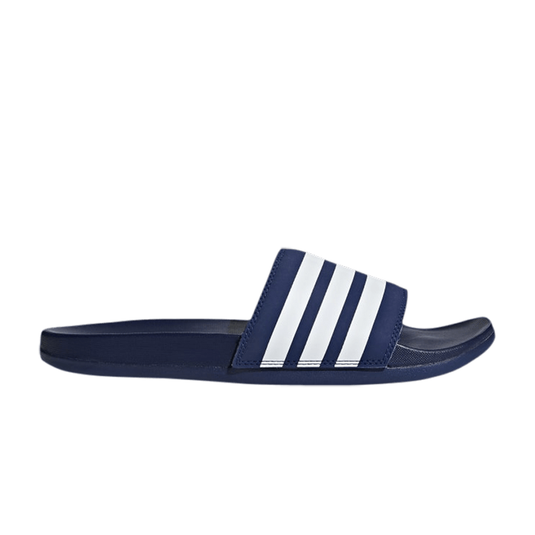 Adidas Adilette Comfort Slides 'Dark Blue White'