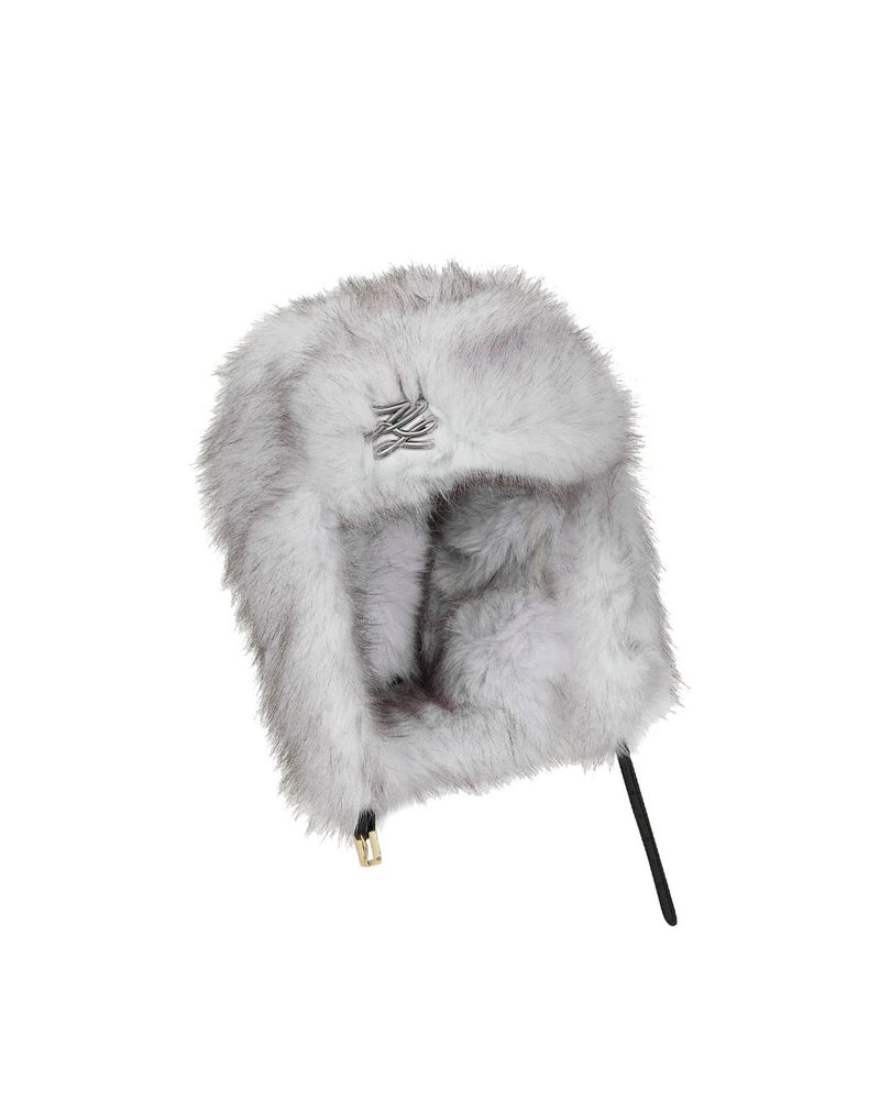 Karl Lagerfeld K/Studio Faux Fur Trapper Hat