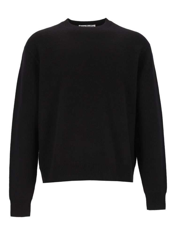 Acne Studios Logo Patch Knitted Sweater