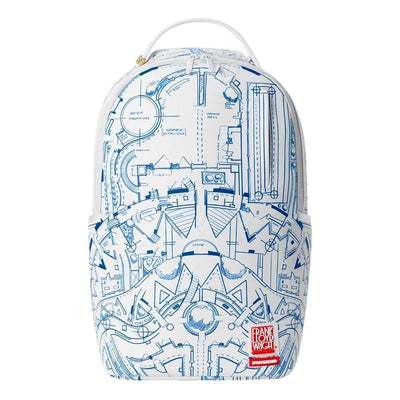 Sprayground Frank Lloyd Wright Collab Architectural Drawing Backpack 'Multicolor'