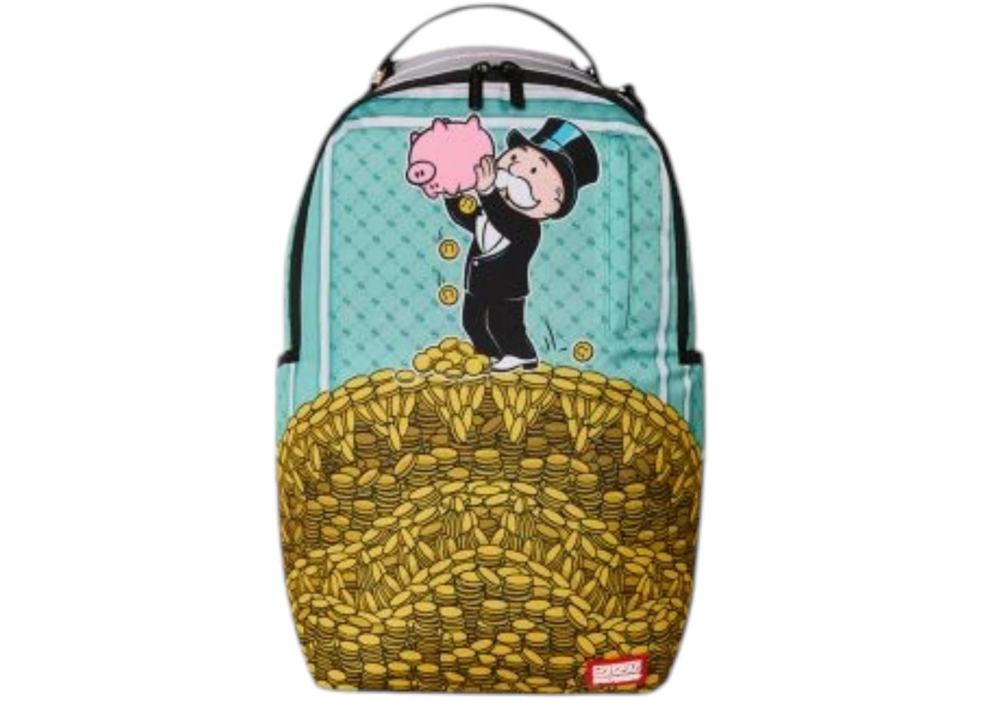 Sprayground Monopoly Money Pile Backpack Multicolor