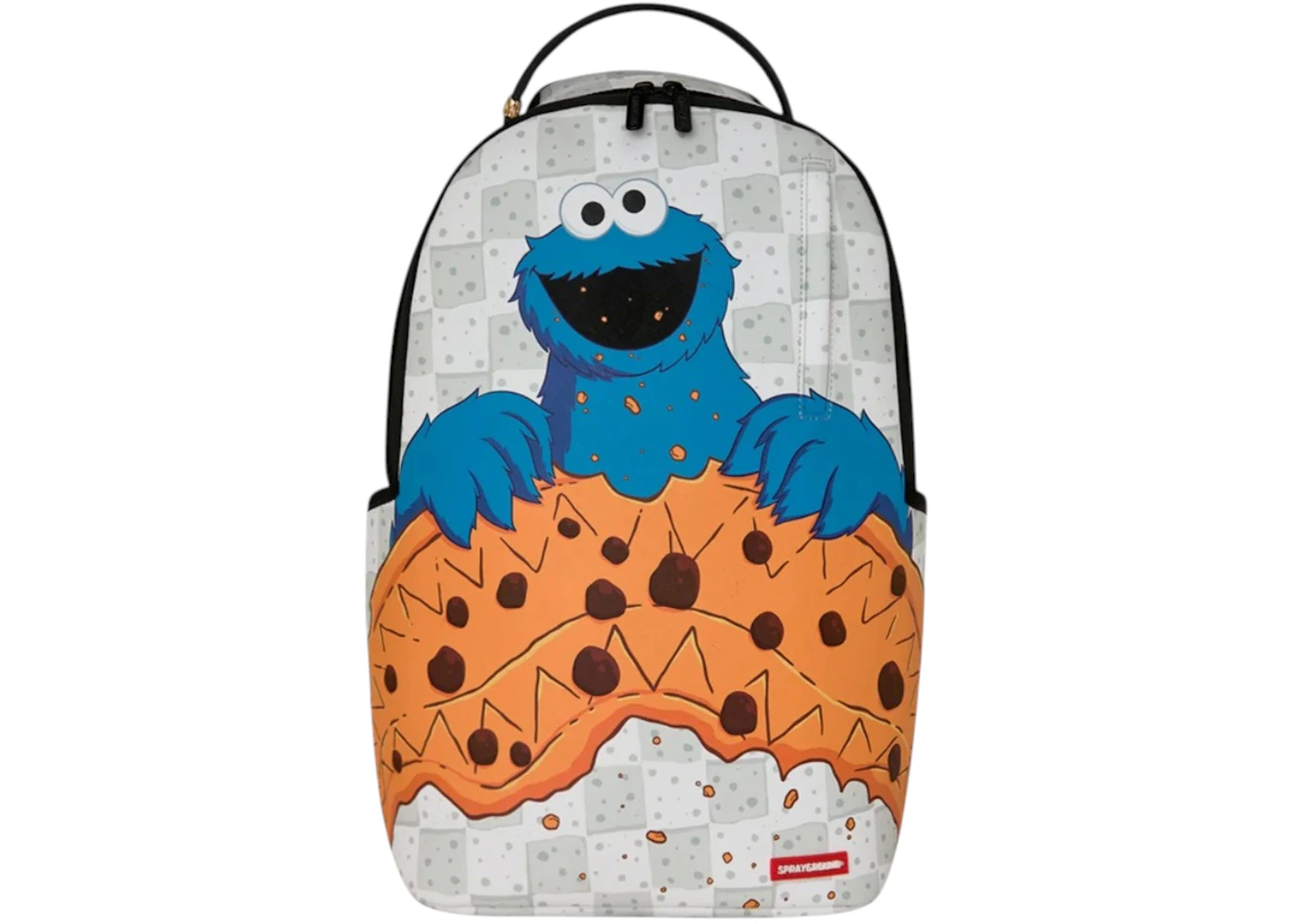 Sprayground Sesame Street Cookie Monster Shark Backpack Multicolor