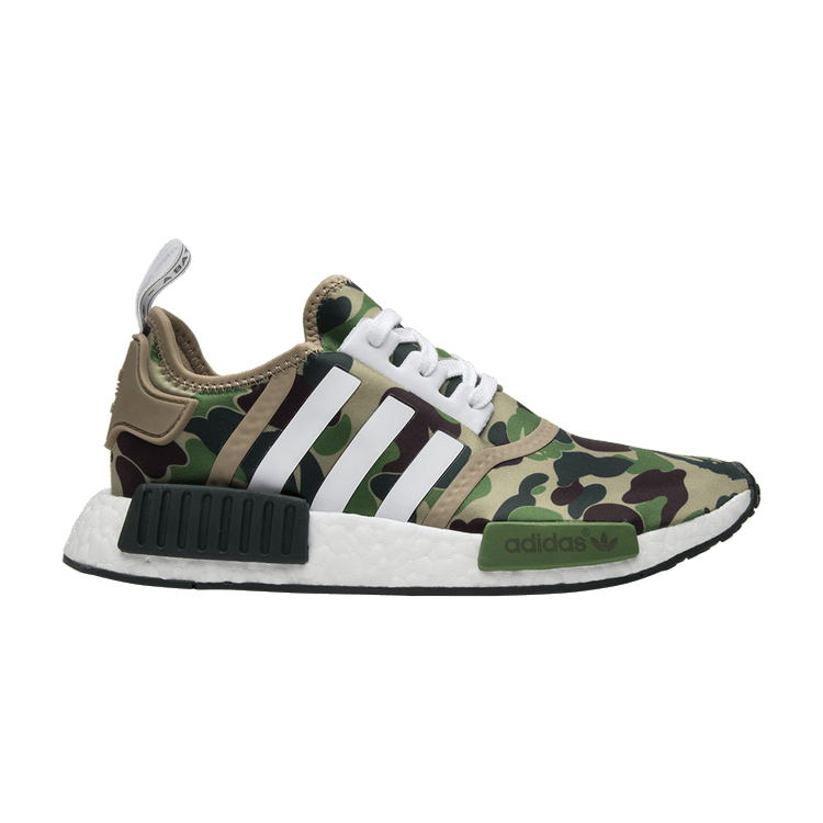A Bathing Ape x adidas NMD_R1 'Olive Camo'
