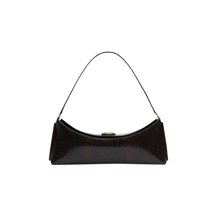 Jacquemus La Pochette Ovalo 'Dark Brown'