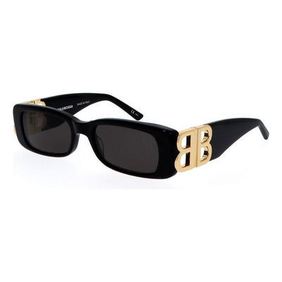 Balenciaga Grey Rectangular Sunglasses