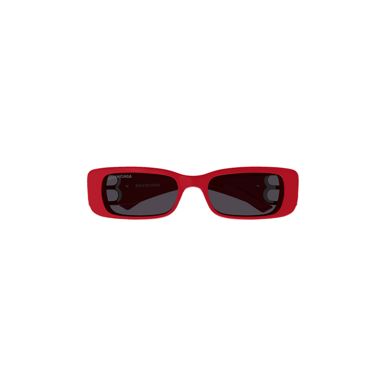 Balenciaga Rectangular Frame Sunglasses 'Red'