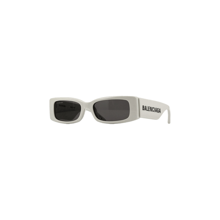 Balenciaga Rectangular Frame Sunglasses 'White'