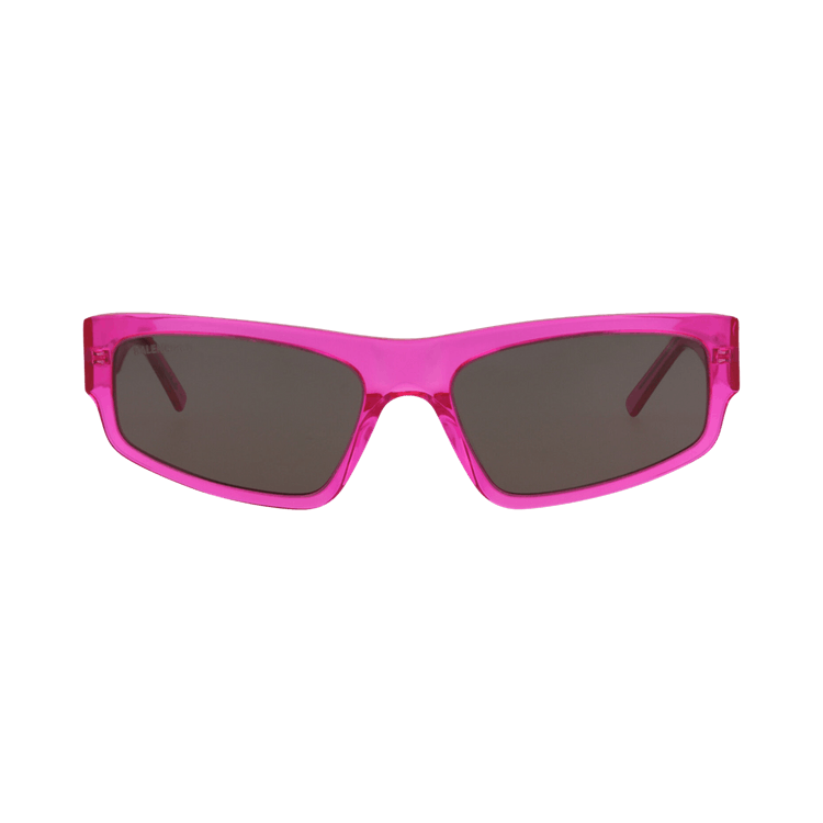 Balenciaga Square Sunglasses 'Fuchsia/Grey'