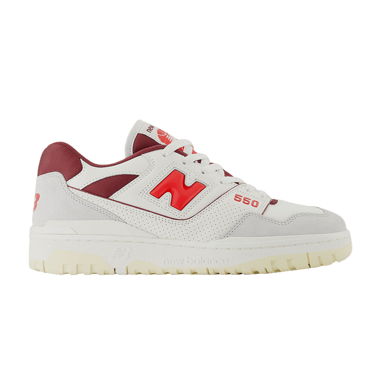 New Balance 550 'Sea Salt Grey True Red'