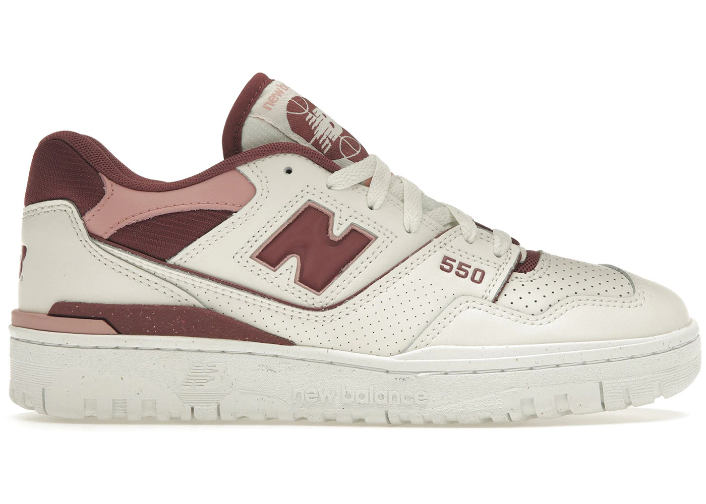 New Balance 550 Washed Burgundy (Women's)