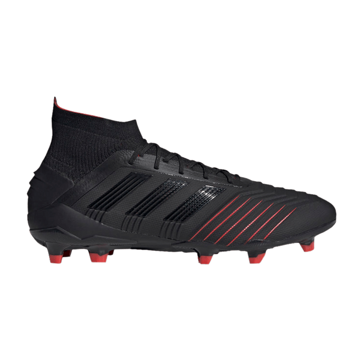 adidas Predator 19.1 FG 'Black Active Red'