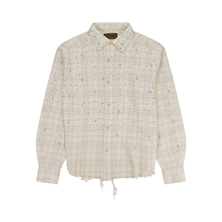 Birth Of Royal Child Pearl And Diamond Button-Down Shirt 'Beige'