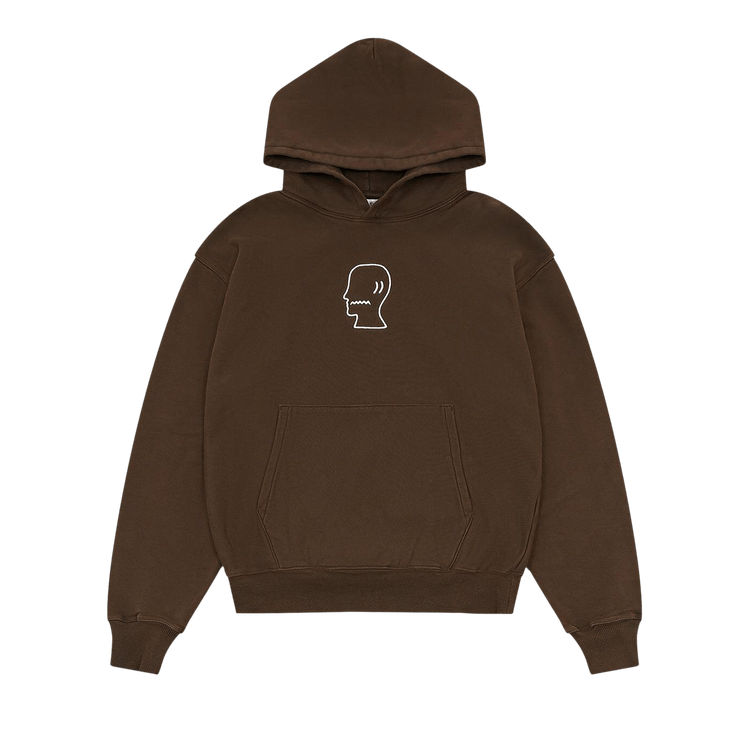 Brain Dead 3D Logohead Hoodie 'Brown'