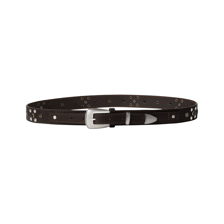 Lemaire Western Studs Belt 'Dark Brown'