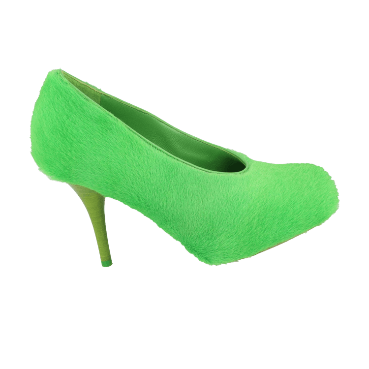 Givenchy Wmns Show Pumps 'Lamb Hair Absynthe Green'