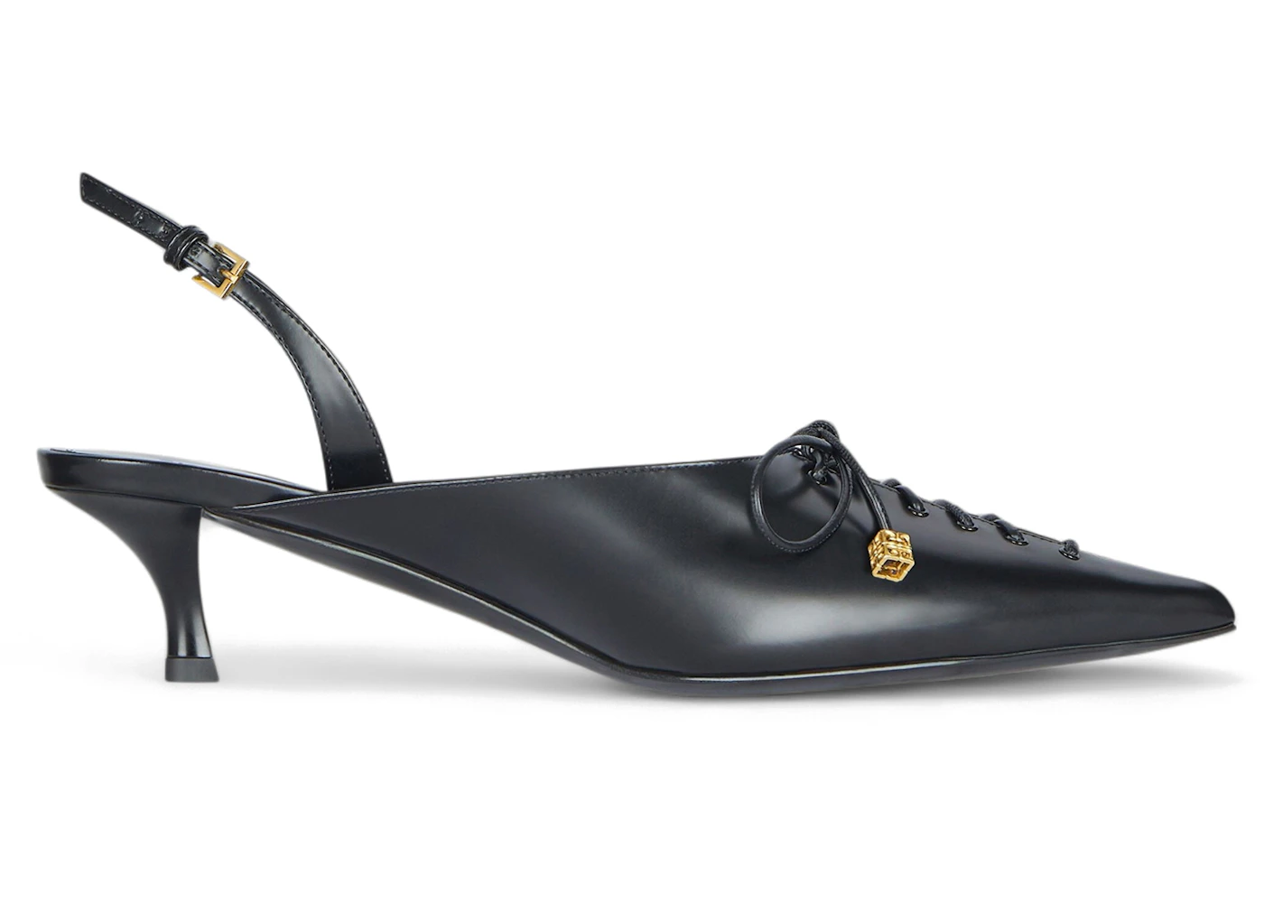 Givenchy Lace-up Slingbacks Black (Women's)