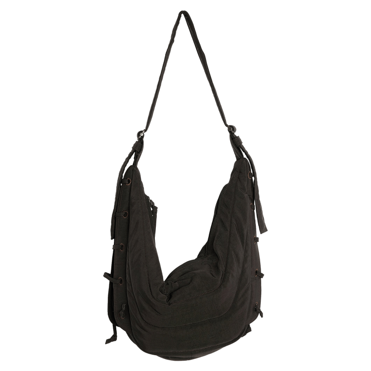 Lemaire Medium Soft Game Bag 'Dark Chocolate'