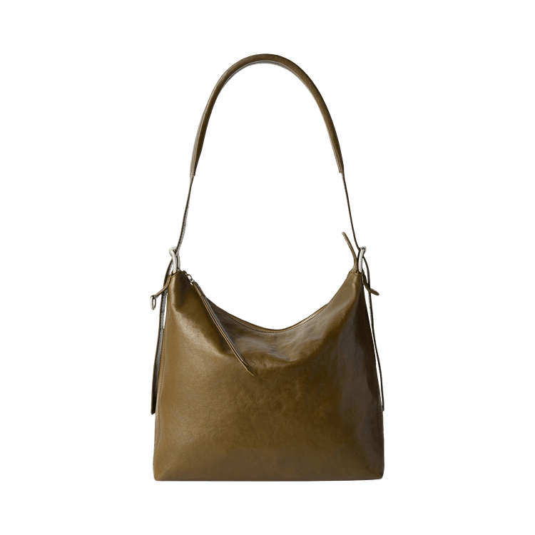 Lemaire Belted Hobo Bag 'Dark Bronze'