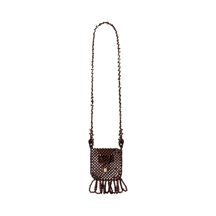 Lemaire Grigri Necklace Bag 'Dark Brown'