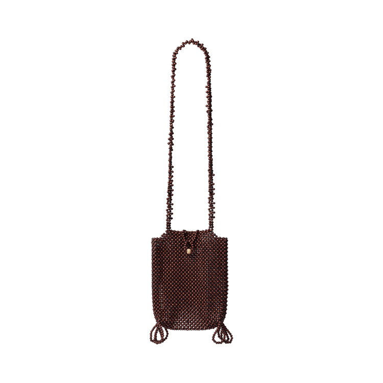 Lemaire Grigri Phone Holder Bag 'Dark Brown'
