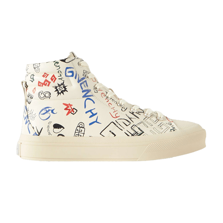 Givenchy City High 'White Scribbled'