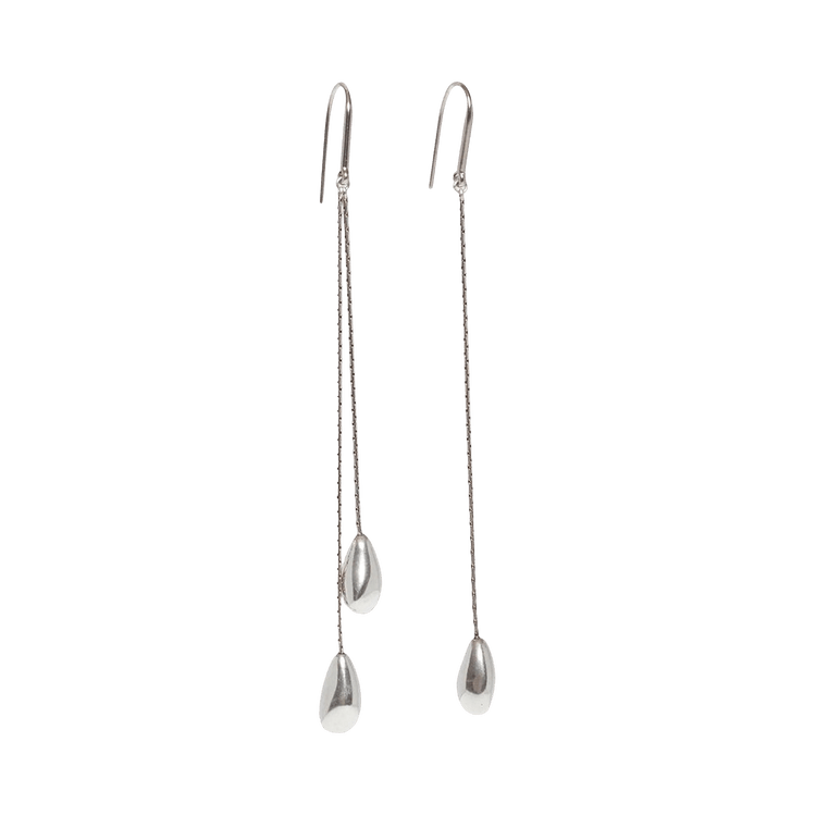 Isabel Marant Asymmetric Drop Earrings 'Silver'