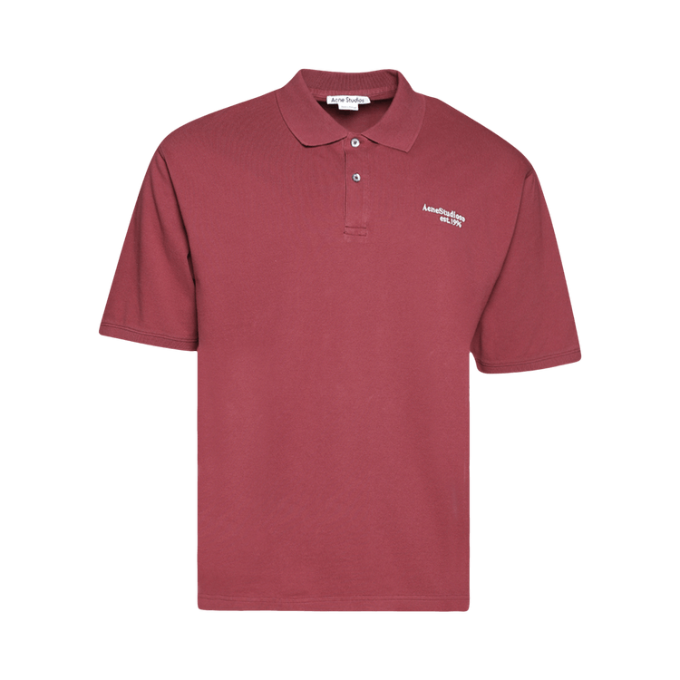 Acne Studios Polo 'Ace Maroon Red'